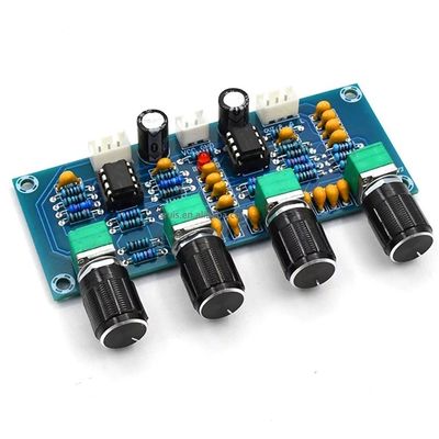 NE5532 Bộ khuếch đại âm thanh lớp D Bộ khuếch đại kỹ thuật số với đầu vào DC12V-24V và điều chỉnh âm lượng bass cao