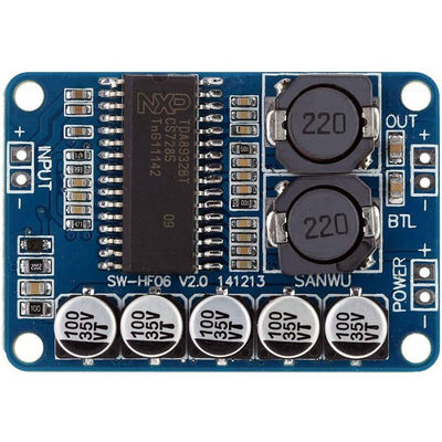 TDA8932 35W Digital Power Amplifier Module với hiệu suất cao và trở kháng loa 4/6/8 Ohm