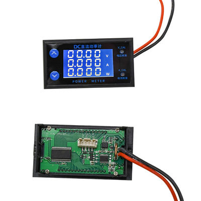 Máy đo volt và ampe kỹ thuật số 10A 4 bit Độ chính xác cao DC 0-200V