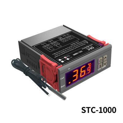 Màn hình LCD 10A Bộ điều khiển độ ẩm kỹ thuật số Cảm biến NTC AC 110V-220V Bộ điều chỉnh giám sát