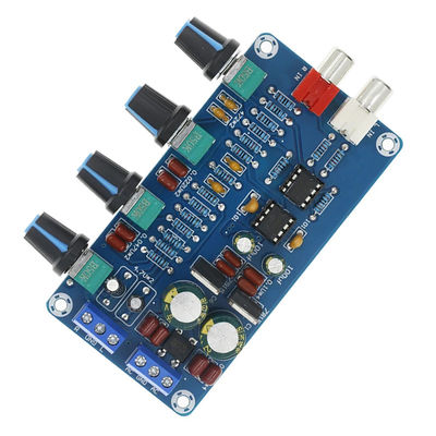 Mô-đun tiền khuếch đại âm thanh nổi 4 kênh NE5532 với mạch điều khiển âm thanh