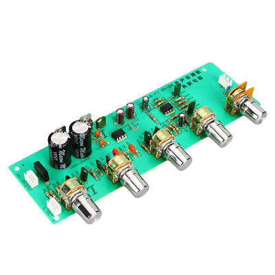 BY08 Bảng khuếch đại điện tuyến tính với điều chỉnh cao / trung bình / thấp và AC12-15V kép có 4558 Op Amp
