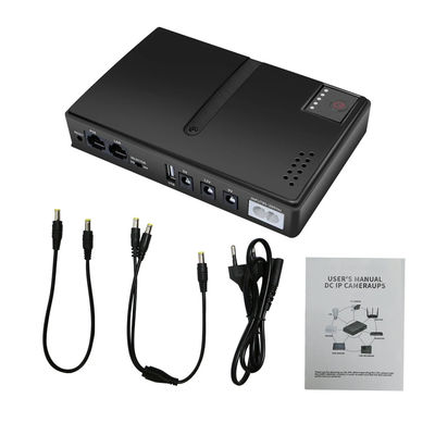 Mini 10400mAh 36W Cung cấp điện không bị gián đoạn (UPS) cho Router Modem Camera an ninh CCTV Nguồn điện có thể cấu hình AC DC