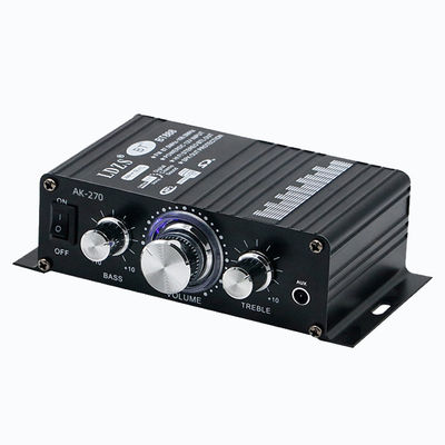 AK-270 12V 30W + 30W 2.0 Channel Bluetooth Power Amplifier cho rạp chiếu phim gia đình