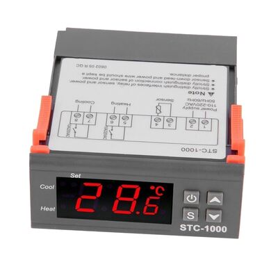 Temperature Controller STC-1000 Aquarium Hatching Seafood Machine Electronic Digital Microcomputer Switch 220V