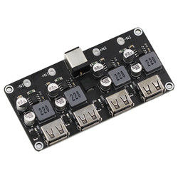 DC-DC Buck Chuyển Đổi Sạc Chức Mô Đun 6-32V 9V 12V 24V Để Nhanh Sạc Nhanh Ban 2 Cổng USB QC3.0 QC2.0