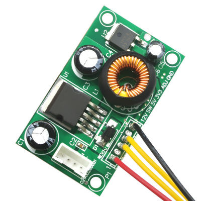 CA-1233 12V đến 5V đến 3.3V LCD Bảng Nguồn Chuyển Đổi Điện Áp Mô Đun có Dây DC-DC Bước Xuống mô-đun