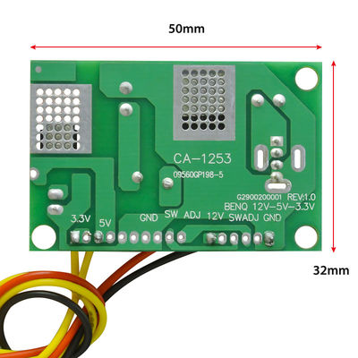 CA-1253 12V đến 5V đến 3.3V LCD Power Supply Board Voltage Conversion Module With Wire DC-DC Step-Down Power Supply Module