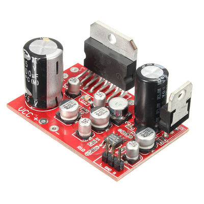 Bảng mạch khuếch đại công suất đầu ra 38W với nguồn điện DC 12V và mô-đun âm thanh Chipset TDA7379 + AD828