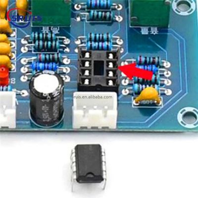 NE5532 Bộ khuếch đại âm thanh lớp D Bộ khuếch đại kỹ thuật số với đầu vào DC12V-24V và điều chỉnh âm lượng bass cao