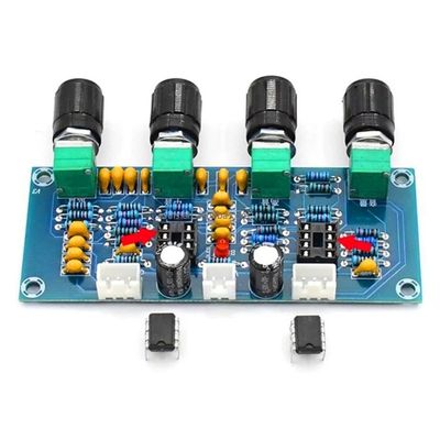 NE5532 Bộ khuếch đại âm thanh lớp D Bộ khuếch đại kỹ thuật số với đầu vào DC12V-24V và điều chỉnh âm lượng bass cao