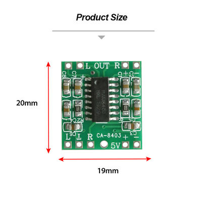 Ultra Small 20x19mm Audio Amplifier Module với đầu ra 2x3W và 5V DC Power Class D Digital Power Amplifier Board