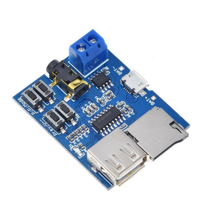 Thẻ giải mã MP3 với thẻ TF tăng cường Mono 2W và chế độ phát đĩa U cho mô-đun máy nghe nhạc pin lithium 3,7V