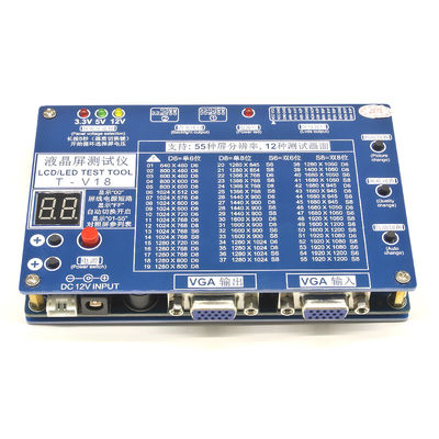 Công cụ kiểm tra màn hình TV LED LCD Laptop 7-84 inch Cáp giao diện LVDS Hỗ trợ biến tần