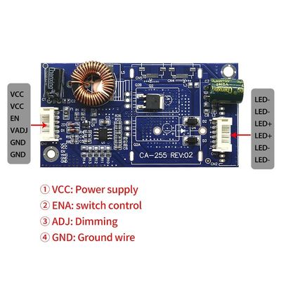 CA-255 LED Backlight Driver Board PWM Chuẩn bị chiều rộng xung 10.8-28v