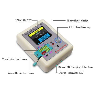 MOS PNP NPN TC1 Transistor Tester Tool Multimeter Diode Triode Detector
