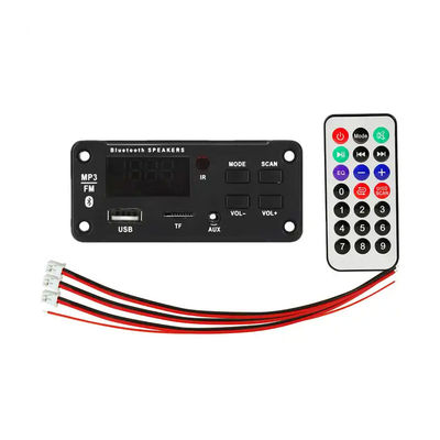2x25W 50W Máy nghe nhạc MP3 Bluetooth Mô-đun âm thanh Bảng điều khiển từ xa Hệ thống âm thanh không dây