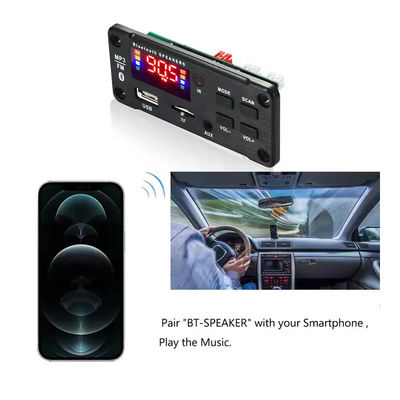 2x25W 50W Máy nghe nhạc MP3 Bluetooth Mô-đun âm thanh Bảng điều khiển từ xa Hệ thống âm thanh không dây