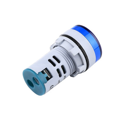 Vôn kế kỹ thuật số mini 22mm DC 6-100V Đồng hồ đo điện áp Máy chỉ báo Đèn thí điểm Hiển thị ánh sáng