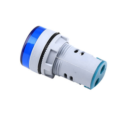 Vôn kế kỹ thuật số mini 22mm DC 6-100V Đồng hồ đo điện áp Máy chỉ báo Đèn thí điểm Hiển thị ánh sáng
