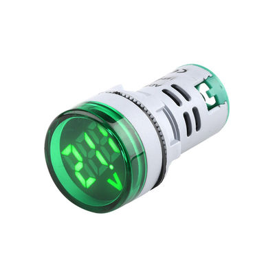 Vôn kế kỹ thuật số mini 22mm DC 6-100V Đồng hồ đo điện áp Máy chỉ báo Đèn thí điểm Hiển thị ánh sáng