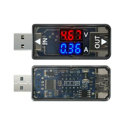 Máy dò kiểm tra sạc Ampe kế kỹ thuật số Vôn kế Cổng USB kép