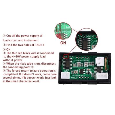 Đồng hồ đo điện áp và dòng điện DC4-30V 10A 50A 100A Xe máy điện