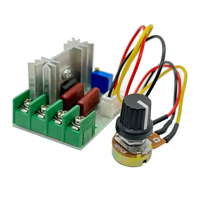 AC 220V 2000W Bộ Điều Khiển Tốc Độ Động Cơ Điều Chỉnh Độ Sáng Mô-đun Thống Đốc Chiết Áp