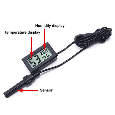 Bộ điều khiển nhiệt kế kỹ thuật số FY12 LCD Nhiệt kế kỹ thuật số Máy đo độ ẩm