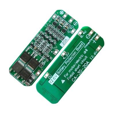 CA-3S-20A-E 11.1V 12V 12.6V BMS Ban bảo vệ pin Lithium 3s Bms Module