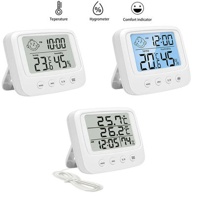 Bộ điều khiển nhiệt kế kỹ thuật số đèn E0828S Phạm vi đo độ ẩm 10% RH-99%RH