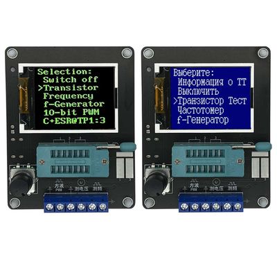 GM328A Công cụ kiểm tra Diode Transistor ESR Bộ cảm biến tần số điện áp