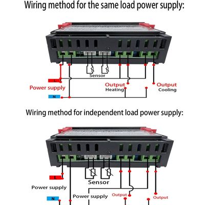Bộ điều khiển nhiệt kế kỹ thuật số STC-3008 Hai đầu ra rơle có đầu dò 12V 24V 220V