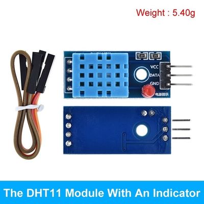 Mô-đun cảm biến nhiệt độ và độ ẩm DHT11 Hệ điều hành Android với đèn LED