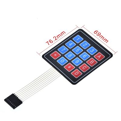 16 Key Membrane Switch Keypad 4 * 4 Matrix Keyboard Cho DIY KIT