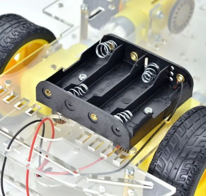 Phiên bản dài hơn 4WD Smart Robot Car Chassis Kit 4 Wheel Double Layer