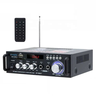 Bộ khuếch đại âm thanh Stereo 120W LDZS AV-298BT với chất lượng âm thanh BT 2.0 không dây và HIFI