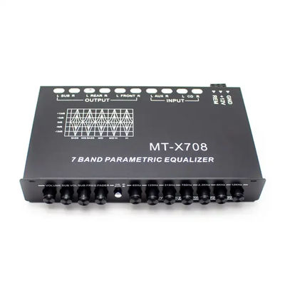24V 5 Segment Car Audio Equalizer với điều khiển từ xa và Aux Input để điều chỉnh chính xác