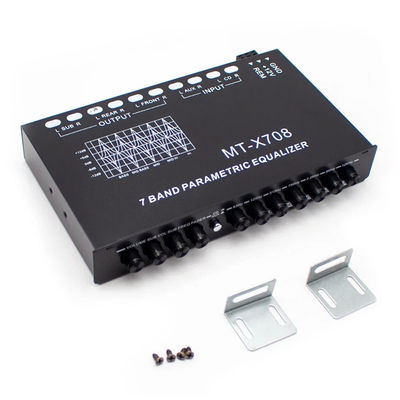 24V 5 Segment Car Audio Equalizer với điều khiển từ xa và Aux Input để điều chỉnh chính xác