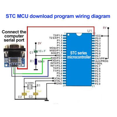 5.5V MAX3232 MAX232 Module RS232 To TTL Serial Port Converter DB9 Connector