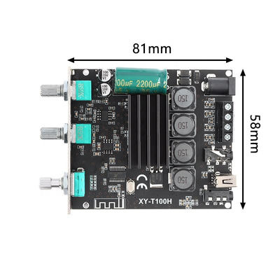 XY-T100H Bluetooth Audio Amplifier Board 100WX2 Ble 5.0 TPA3116D2 Stereo Digital Power