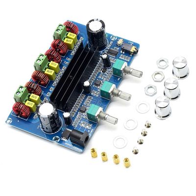 CA-3166B Bảng khuếch đại Bluetooth 5.0 2 * 50W + 100W 2.1 kênh TPA3116D2 với nguồn điện DC12 ~ 24V
