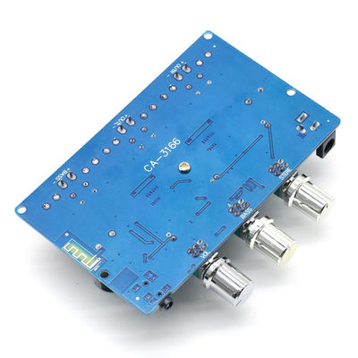 CA-3166B Bảng khuếch đại Bluetooth 5.0 2 * 50W + 100W 2.1 kênh TPA3116D2 với nguồn điện DC12 ~ 24V
