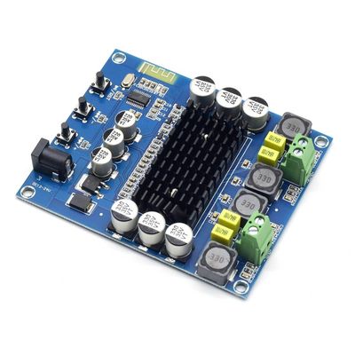 TPA3116D2 Bảng khuếch đại kỹ thuật số không dây với 2 * 50W Điện lượng đầu ra DC12-24V Bluetooth 5.0 DIY Speaker Amplifier