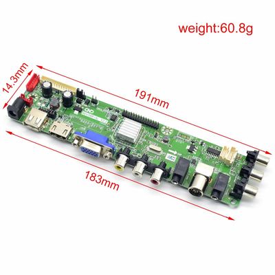 HDV56R-AL V2.2 V56 Universal TFT LED TV Mainboard LCD Controller Board Cho TV SKD Kits And Parts