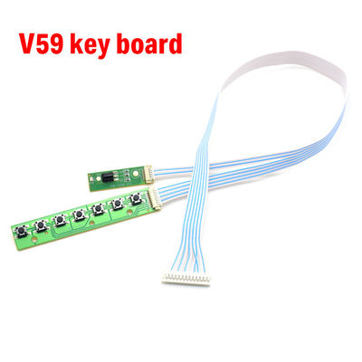7K V59 V56 Toàn cầu 7 phím bàn phím cho LCD TV Mainboard Accordance Keypad With IR
