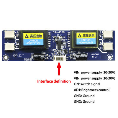 CA-4029 4 Đèn Inverter Board Đèn LED Đèn hậu Đường điều khiển 15-22 Inch Đối với màn hình PC AVT4029