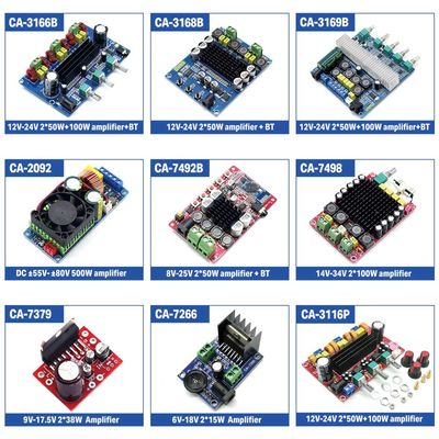 TPA3116 TPA3118 PAM8610 PAM8403 CA6912 Bluetooth Mô-đun Âm Thanh Bảng Mạch Khuếch Đại Thành Phần