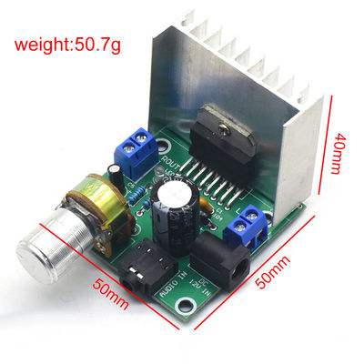 CA-7297 Digital Amplifier Module Dual-Channel 15W+15W Audio Amplifier Board với Chip TDA7297 cho DIY Kit DC 12-24V
