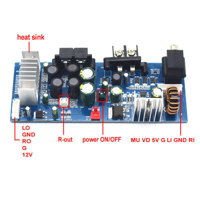 CA-3116A Digital Subwoofer Amplifier Board 8-24V 2 * 50W TPA3116 Mô-đun khuếch đại